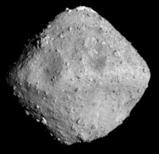 Asteroid Ryugu – (image: JAXA)